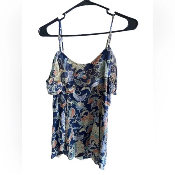 Maeve Mariposa Open-Shoulder Ruffled Top Size 6 - Picture 7 of 15